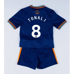 Newcastle United Sandro Tonali #8 Tercera Equipación Niños 2025-26 Manga Corta (+ Pantalones cortos)